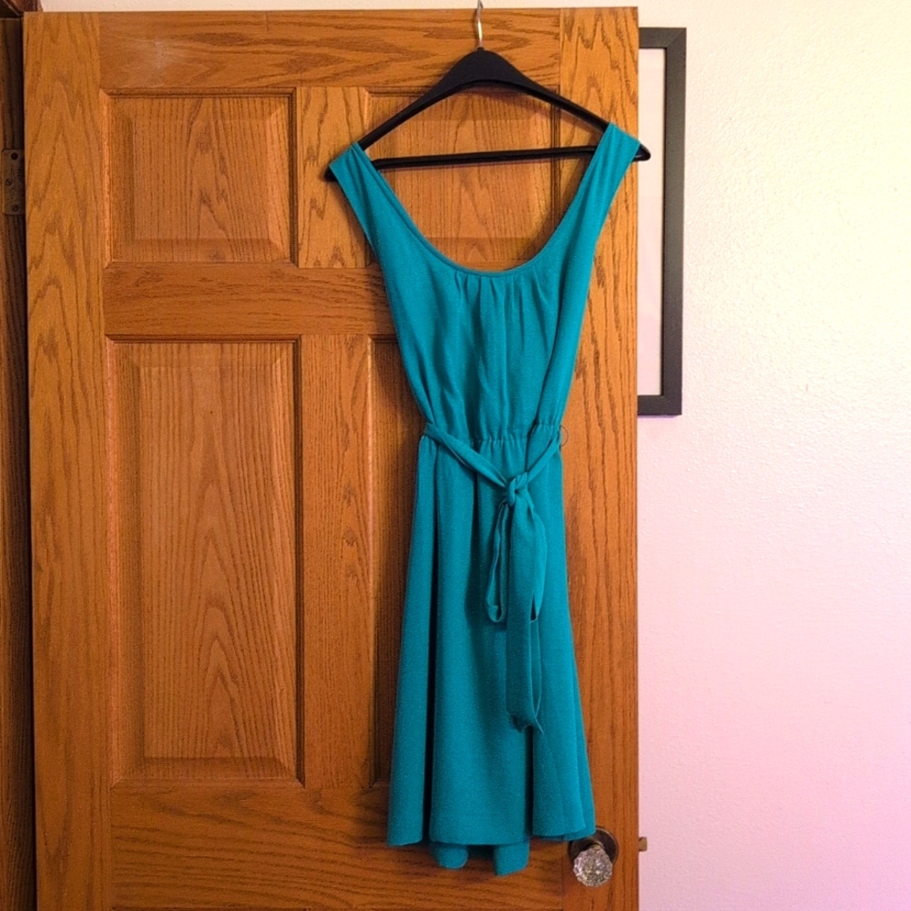 Banana Republic Green/Teal Sundress, Size 6, New Never Worn